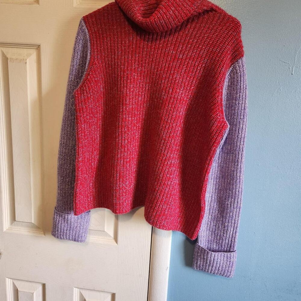 Autumn casmere red and purple